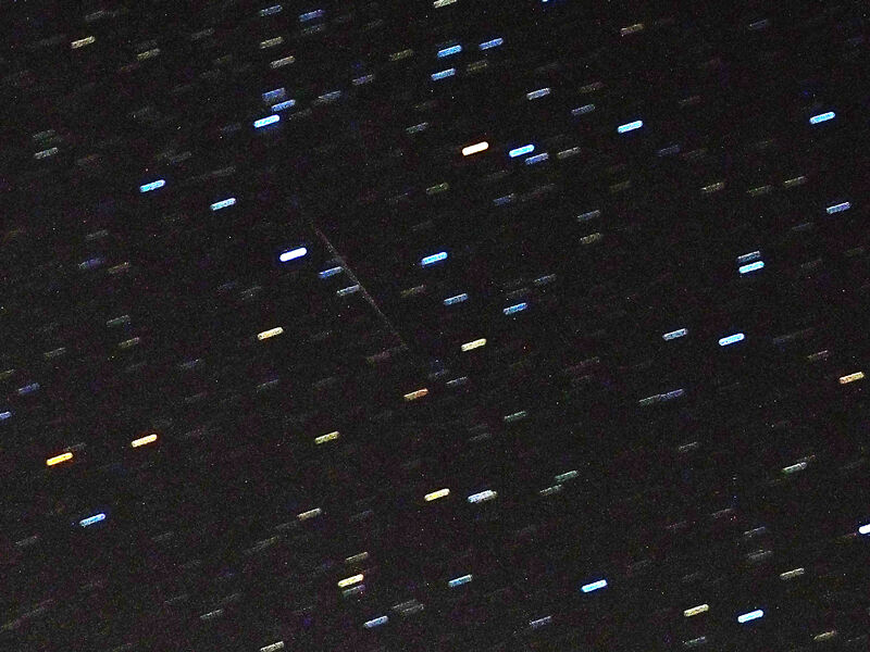 Geminid Meteor and Star Trails