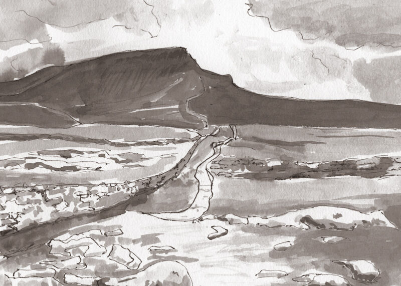 The path to Ingleborough