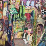 ‘At The Edge Of The Night no. 7’ after Friedo Lampe