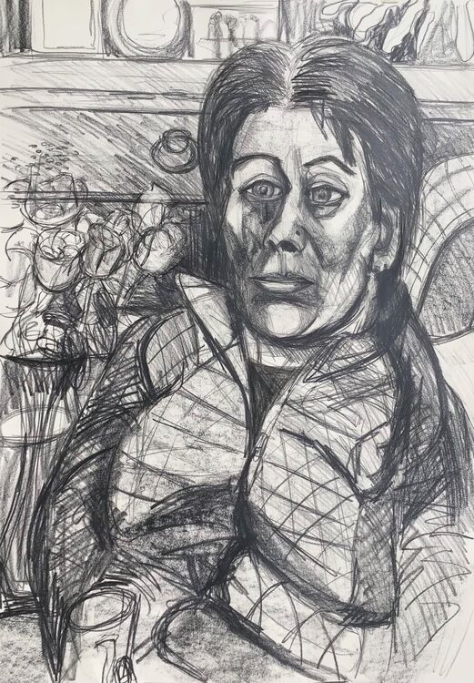 A portrait of Catherine.