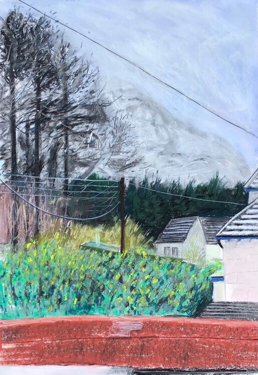 Looking from the workroom window, neigeligible effect.