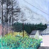 Looking from the workroom window, neigeligible effect.