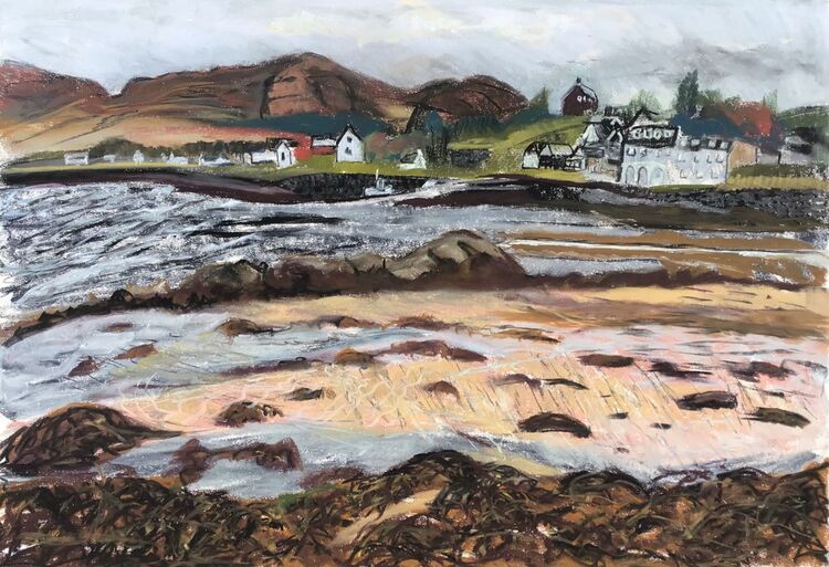 Falling tide at Broadford Bay.