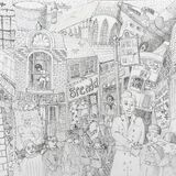 study for a painting: ‘Confection in Miles Platting’