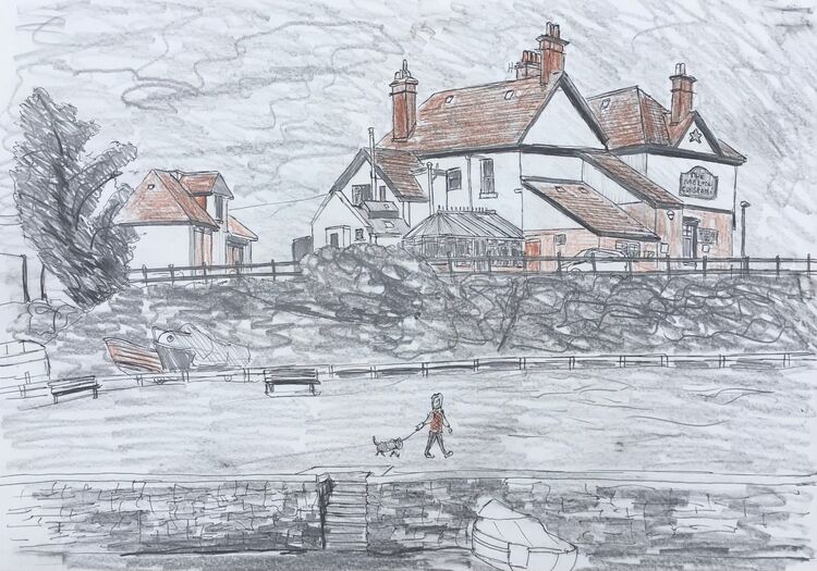 ‘The Melton Constable’ public house at Seaton Sluice.