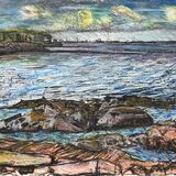 ‘A Blustery Day at Whitley Bay’