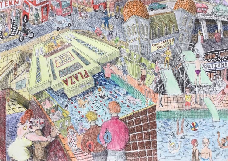 ‘Swimming Up and Down in Stockport’