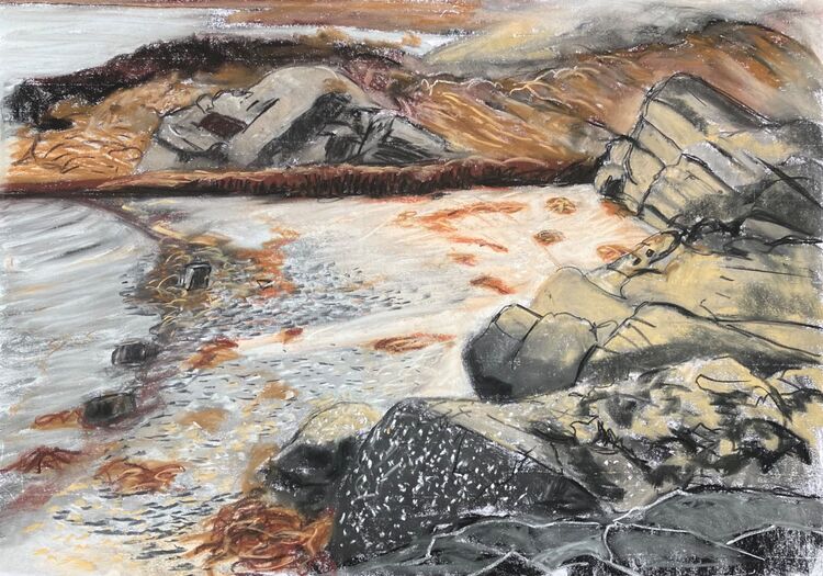 ‘Falling tide at the secret beach’