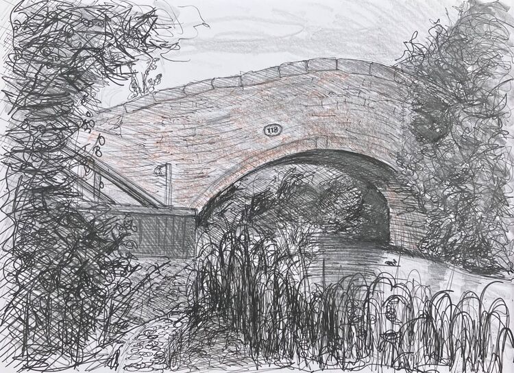 Davies’s Bridge, Shropshire Union Canal, Waverton, Cheshire.