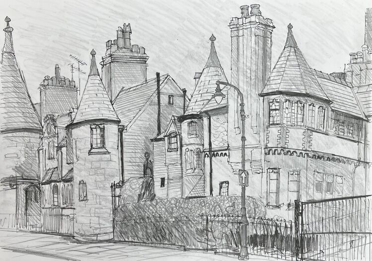 Part of Bath Street in Chester, England.