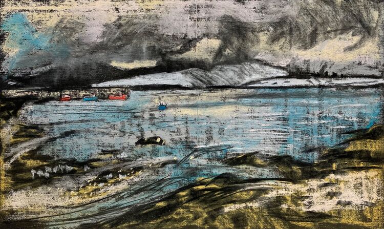 Even snow on The Crowlins.