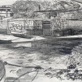 ‘Tidemarks at Seaton Sluice’