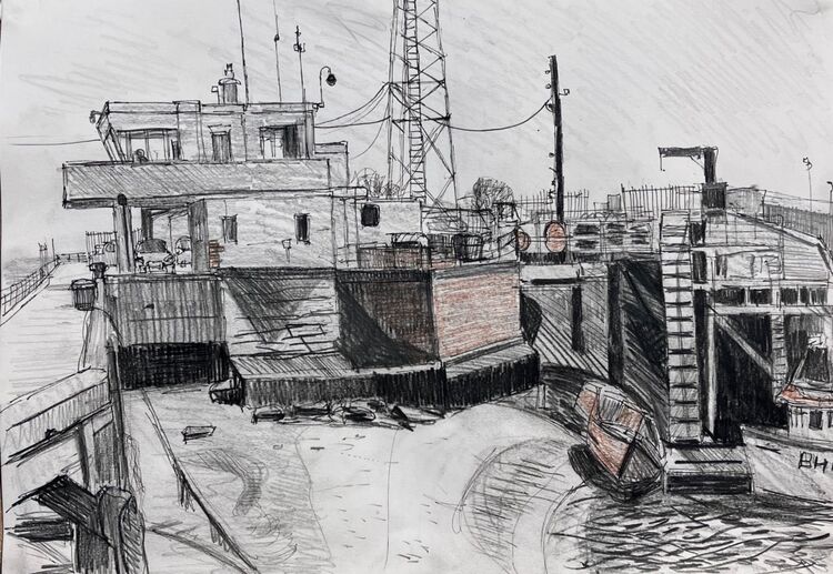 ‘Unsatisfactory Rendering at the Harbour Master’s Office’