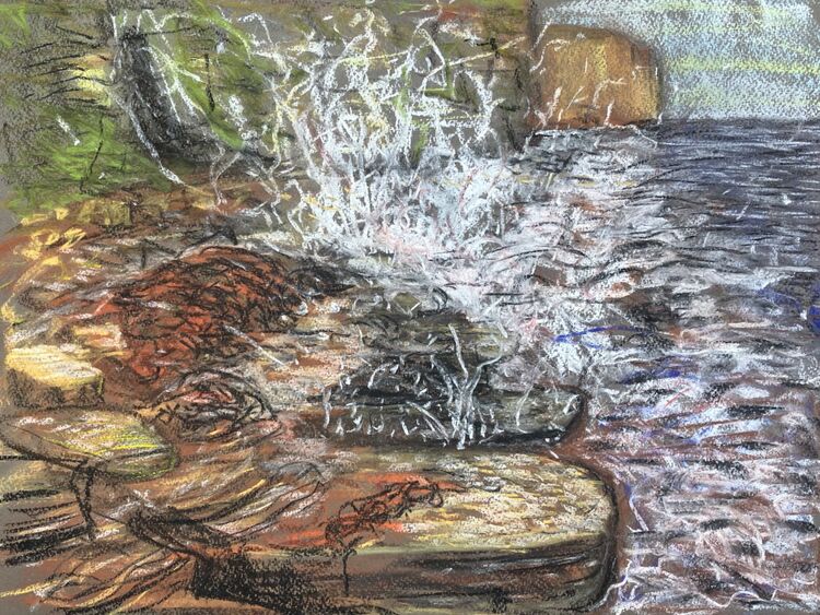 ‘Some Bigger Splashes at Old Hartley’