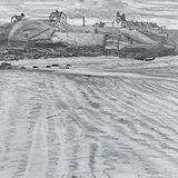 Low tide on the beach at Seaton Sluice.