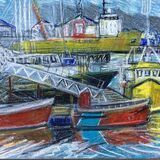 ‘Reflecting at South Harbour, Blyth’
