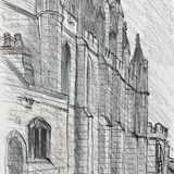The north side of Stockport Parish Church