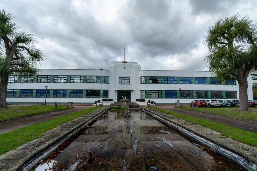 The old de Havilland administration offices