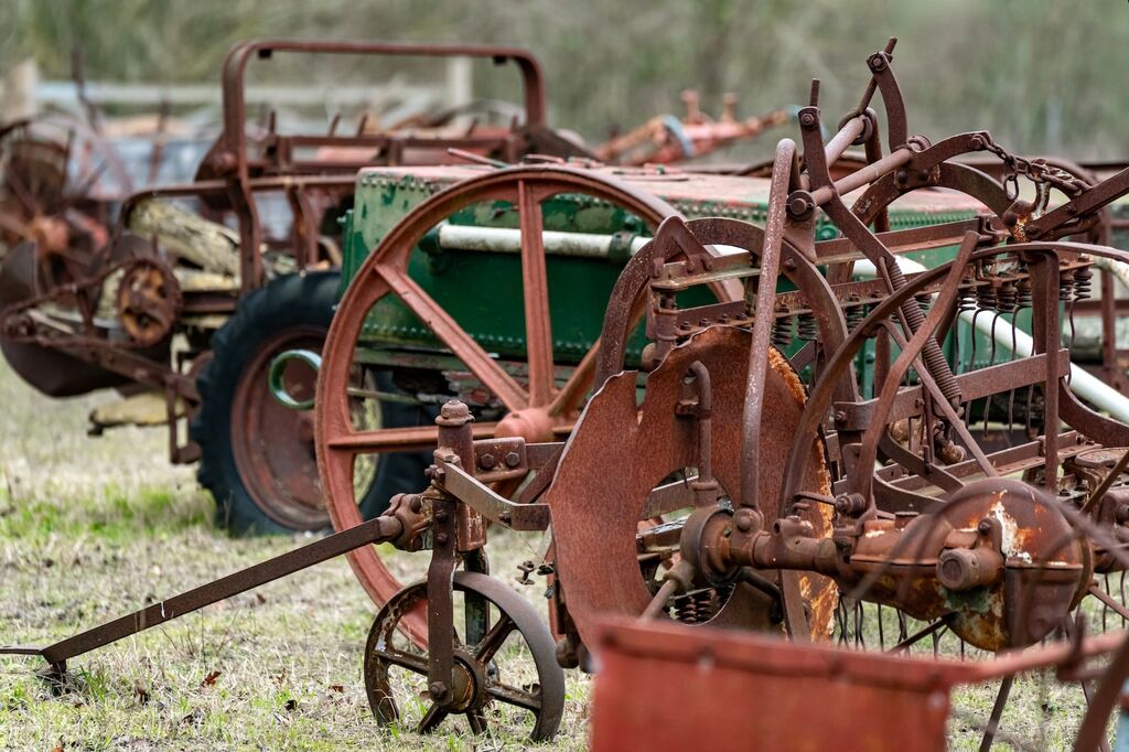 Old farm machinery