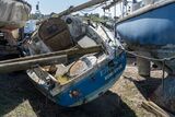 Yacht graveyard