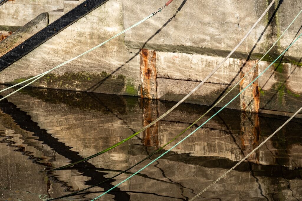 Moorings in the harbour