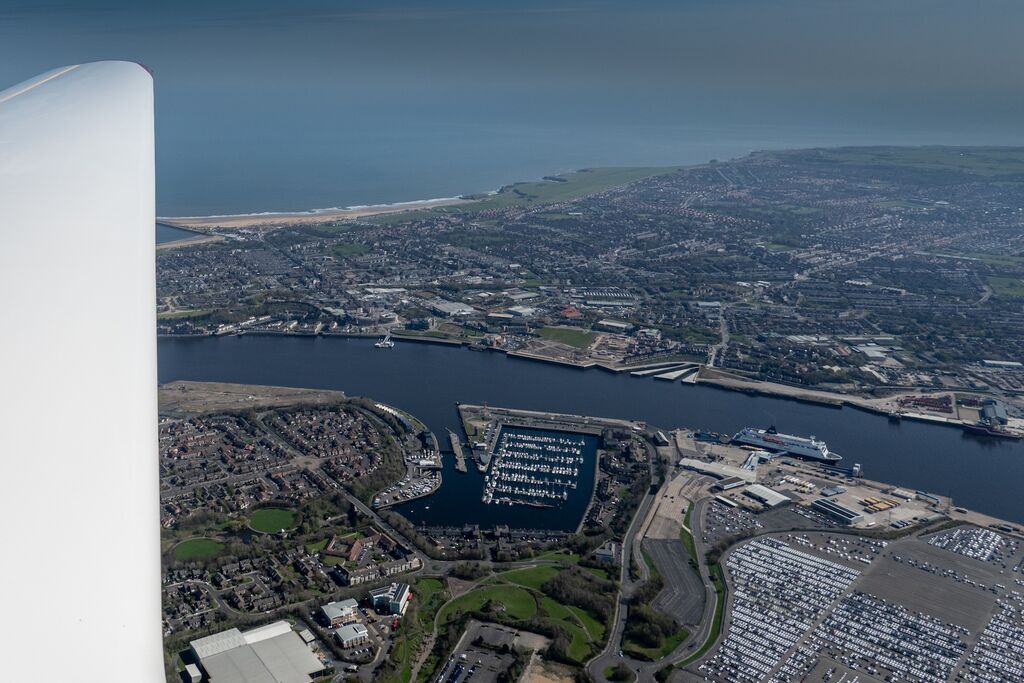 Royal Quays Marina, River Tyne & DFDS Ferry
