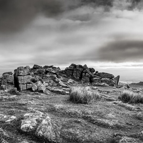Belstone Tor - Monochrome Dartmoor