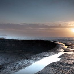 Sunrise at The Cobb, Lyme Regis, Dorset