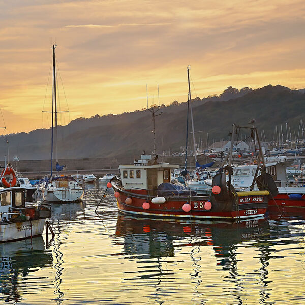 Miss Patti - Sunset at Lyme Regis