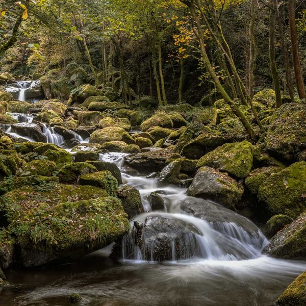Waterfall at Lynmouth, North Devon