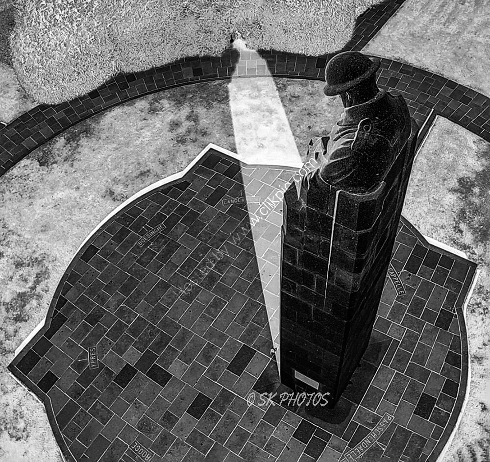 St. Julien Memorial - The Brooding Soldier - Langemark-Poelkapelle.