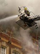 FIRE FIGHT from LADDER PLATFORM