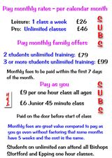 Mixed class fees
