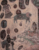 Growing On Me Acrylic On Board 45 x 55 cm