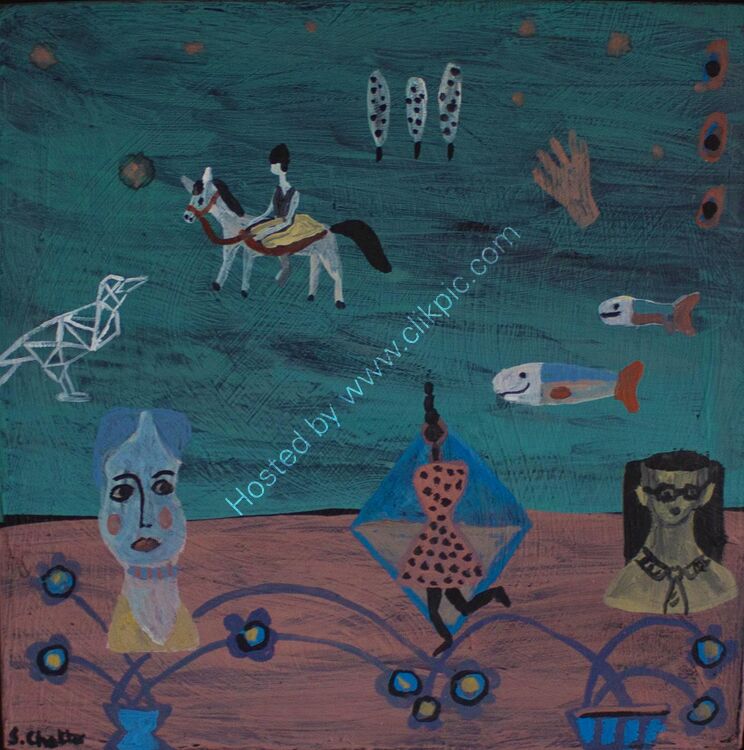 Insider Story 20 x 20 cm FRAMED