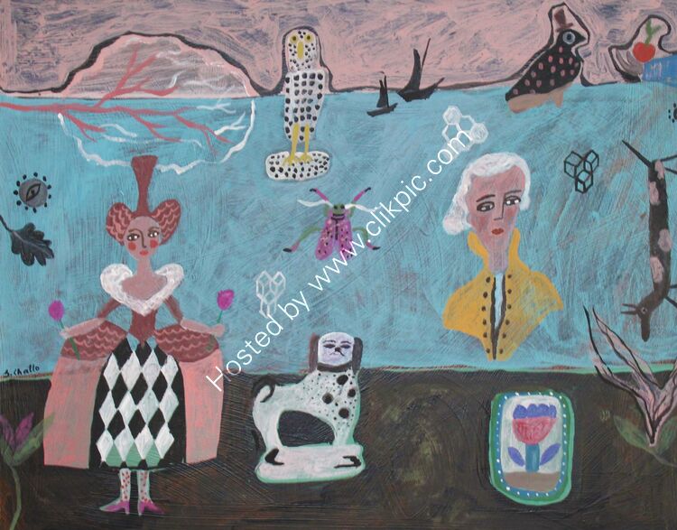 Mans Best Friend 35x27 FRAMED