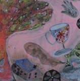 Pink Dreams Acrylic on Panel 30cmx30cm £175