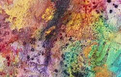 Watercolour abstract metallic