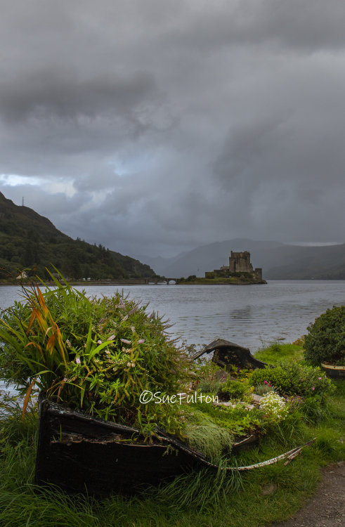 Eilean Donan Castle and The Boat, Dornie near Kyle of Lochalsh
