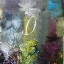 Labrynth - encaustic