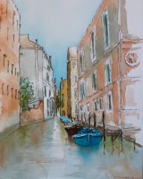 Blue Boats Venice