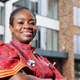 Portrait of an NHS doctor corporate photography by Gloucestershire photographer Thousand Word Media