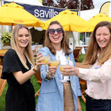 Young women enjoy a social event at Badminton social photography corporate photography by Thousand Word Media Gloucester