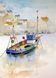 BOAT AT MEVAGISSEY