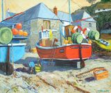 FISHING BOATS AT CADGWITH