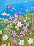 PINK AND WHITE FLOWERS