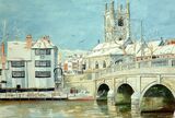 SNOW ON HENLEY BRIDGE