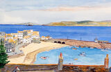 St IVES HARBOUR FROM BARNOON.