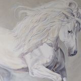 The Impressive White Horse