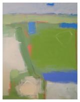 Chalk Marked Fields. 50cm x 40cm. Oil on Board